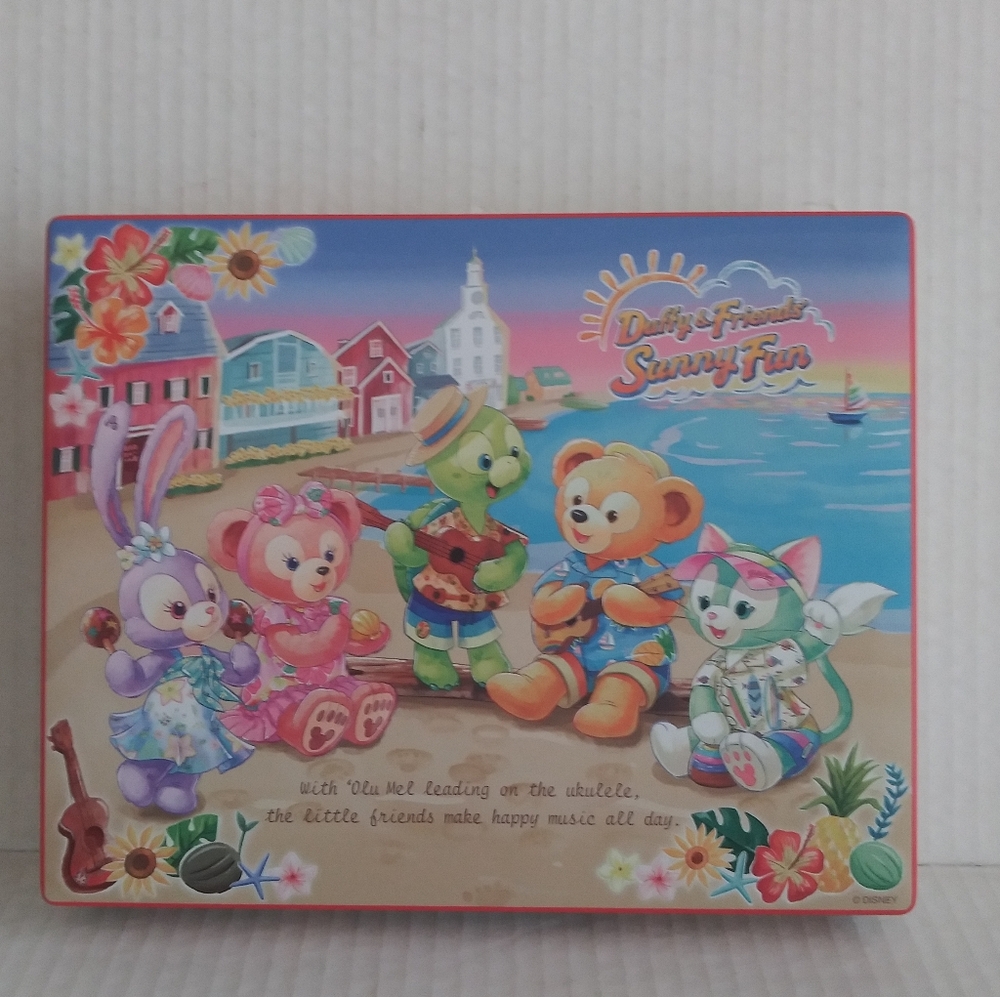 Duffy and Friends Sunny Fun - Storage Tin Box Tokyo Disney Sea - Collectible